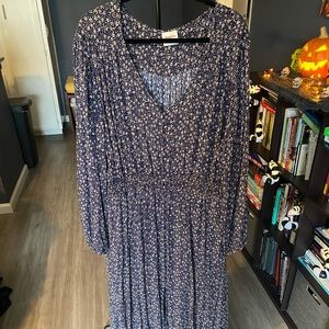 Baltic Born Navy Floral Maxi Dress